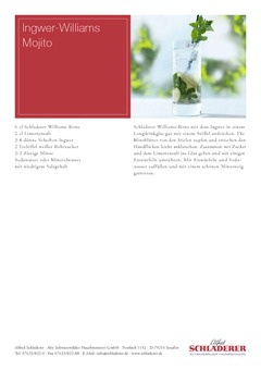 Ingwer-Williams Mojito