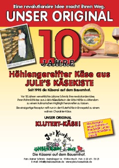 10 Jahre höhlengereifter Käse
