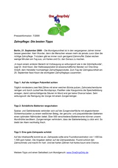 Zahnpflege: Die besten Tipps