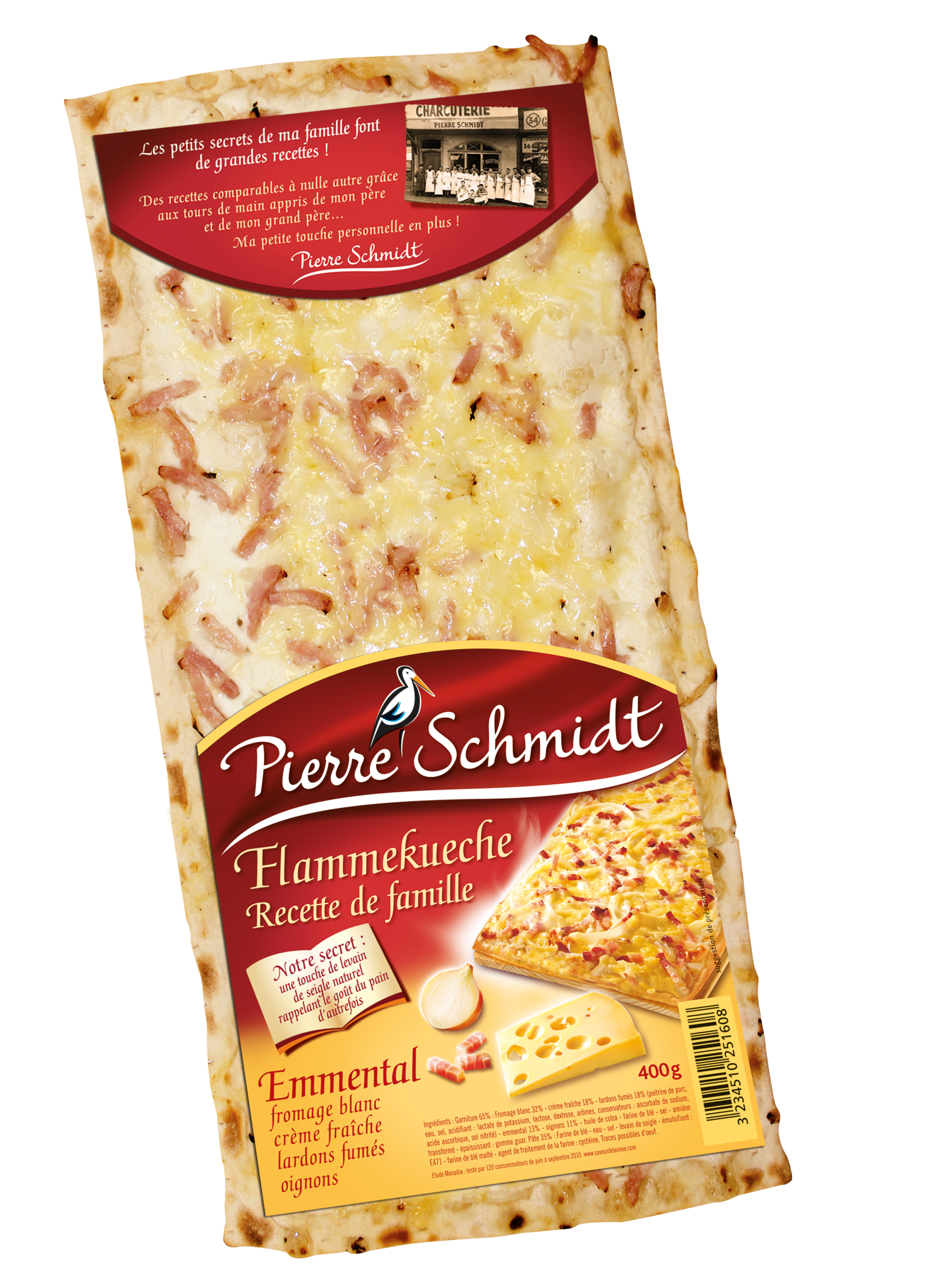 Tarte Flambee A L Emmental Flammekueche 400gr 6 Piece Pierre Schmidt Sas Pies Pastries Pizzas Quiches Savoury Perishable Food Beverage Tobacco Bread Bakery Products Savoury Bakery Products Mynetfair