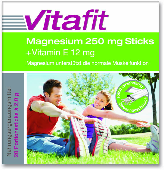 Vitafit Magnesium 250mg Sticks 20 Stuck Vitamine
