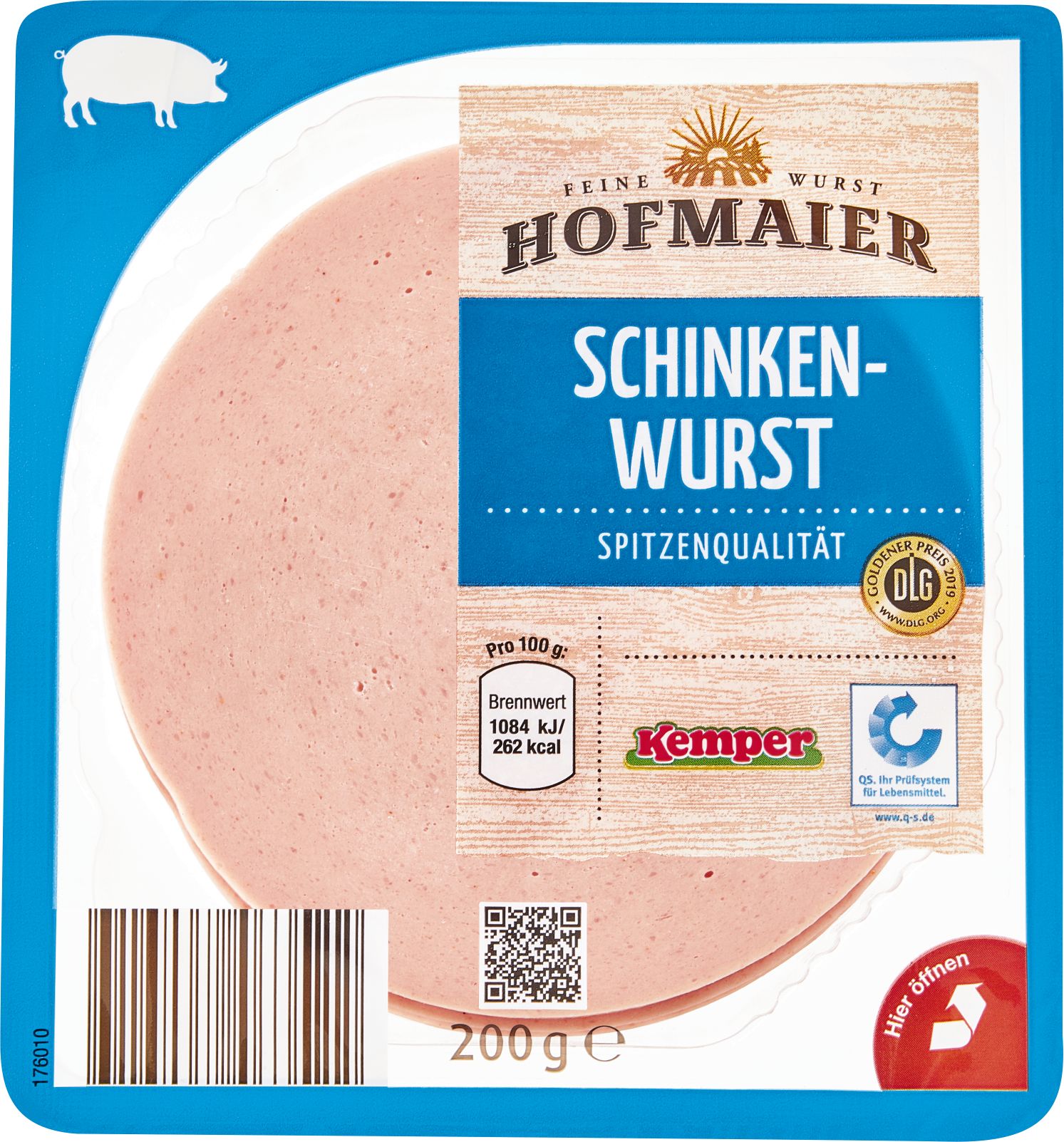 schinkenwurst spitzenqualitat 200 gramm the family butchers nortrup gmbh co kg wurst aus schweinefleisch lebensmittel getranke tabakwaren fleisch wurst geflugel wurstwaren mynetfair