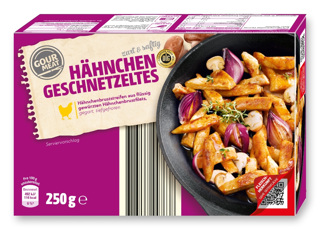 Hähnchengeschnetzeltes (250 grams) Vossko GmbH & Co. KG Chicken -  Prepared/Processed Food / Beverage / Tobacco Meat/Poultry/Sausages  Meat/Poultry - Prepared/Processed · mynetfair