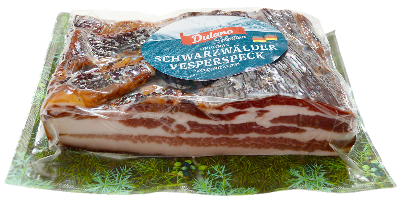 Schwarzwalder Vesperspeck Appr 450 Grams Hans Adler Ohg Pork Sausages Prepared Processed Food Beverage Tobacco Meat Poultry Sausages Meat Poultry Sausages Prepared Processed Mynetfair