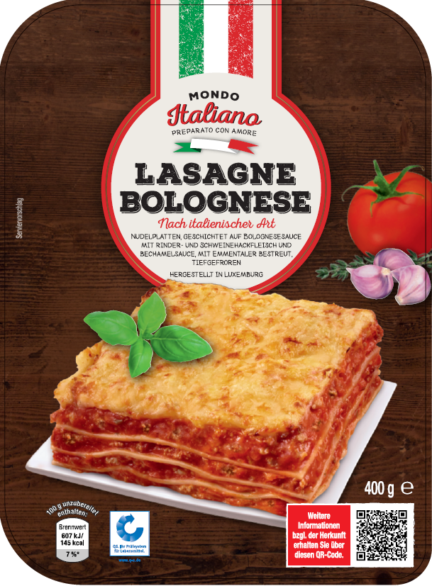 Lasagne Bolognese 400 Grams Cookup Solutions Pasta Noodles Not Ready To Eat Frozen Food Beverage Tobacco Prepared Preserved Foods Pasta Noodles Mynetfair