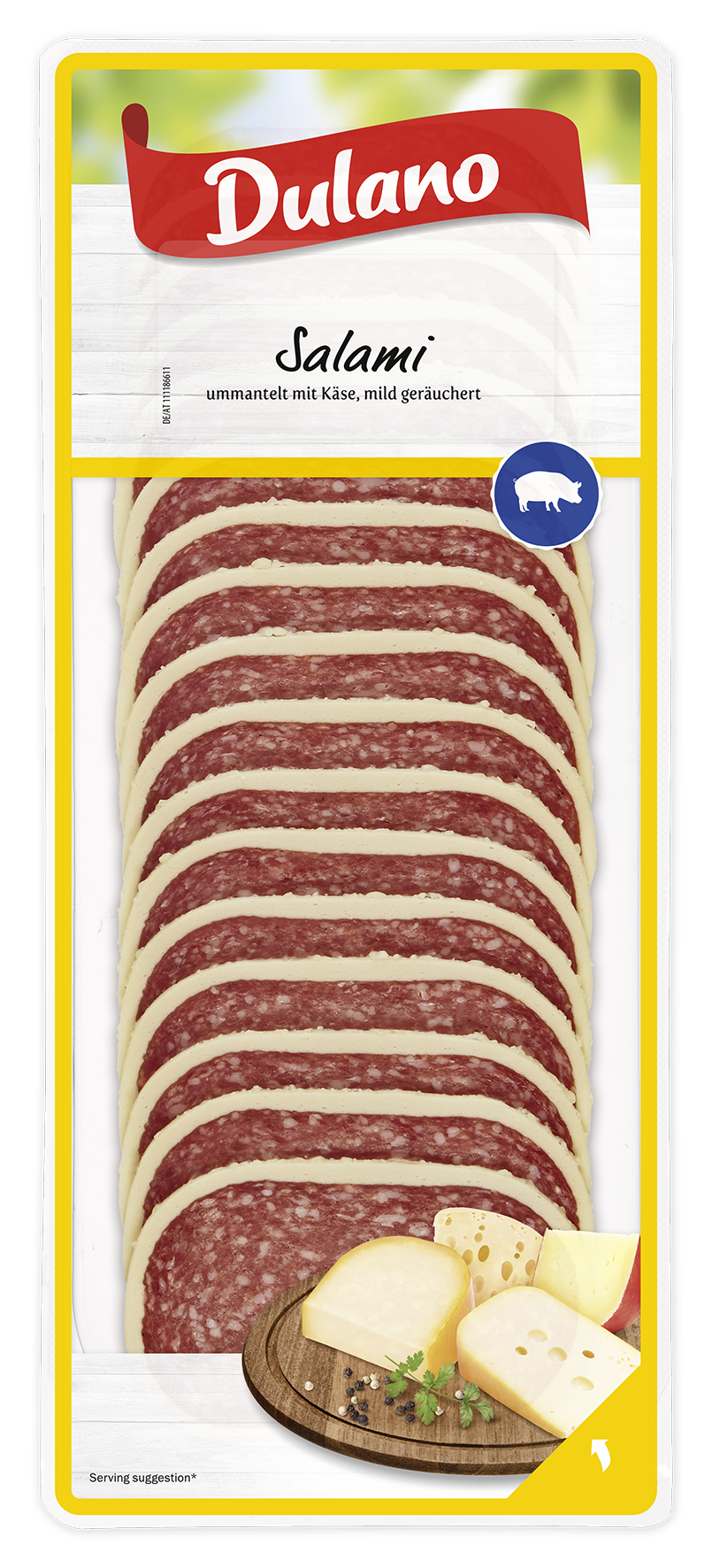 salami ummantelt mit kase mild gerauchert 130 gramm lidl deutschland mynetfair