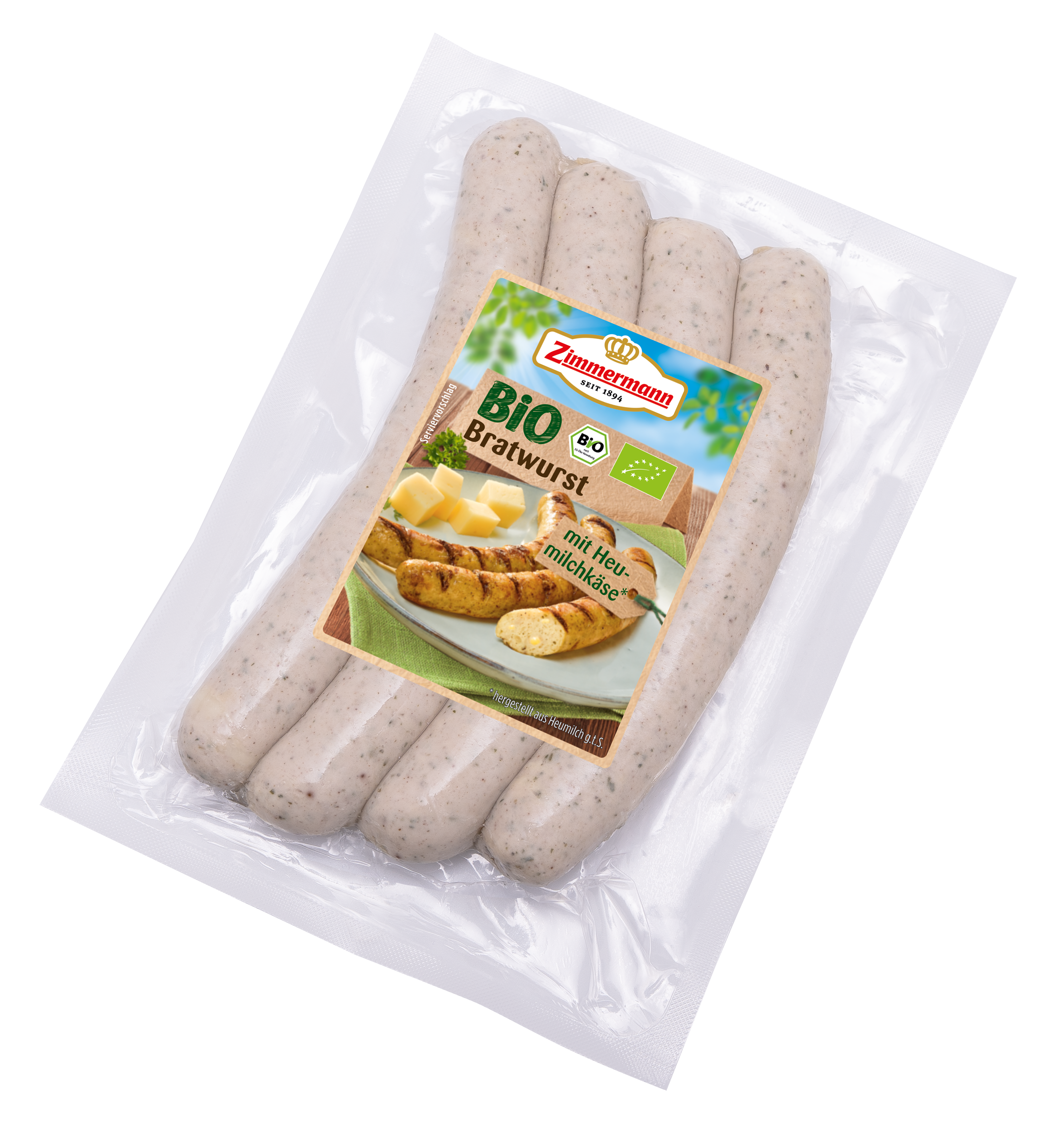 bio bratwurst m heumilchkase 250 gramm fleischwerke e zimmermann gmbh co kg wurst aus schweinefleisch lebensmittel getranke tabakwaren fleisch wurst geflugel wurstwaren mynetfair