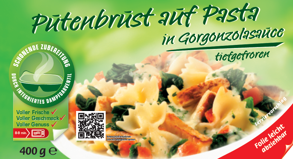 putenbrust auf pasta in gorgonzola sauce (400 gramm) jütro tiefkühlkost gmbh& co kg salate und Küchenfertig Verzehrfertig ~ putenbrust auf pasta in gorgonzola sauce (400 gramm) jütro tiefkühlkost gmbh& co kg salate und