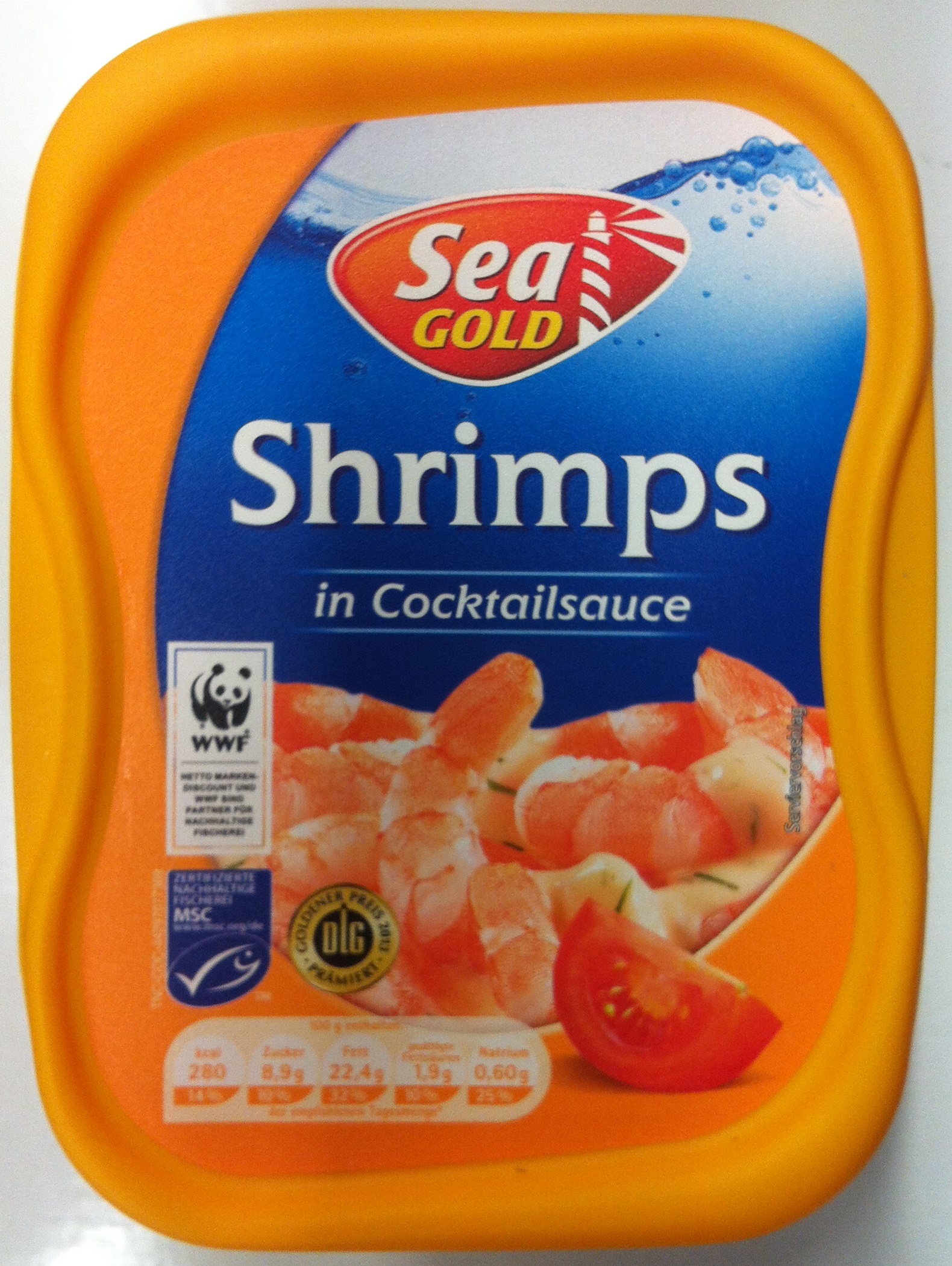Msc Shrimps In Cocktailsauce 200 Gramm Netto Marken Discount
