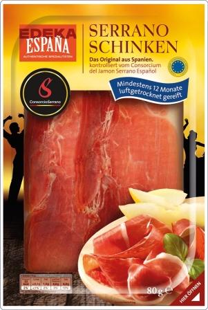 Serrano Schinken Edeka Zentrale Stiftung Co Kg Schwein Verarbeitet Lebensmittel Getranke Tabakwaren Fleisch Wurst Geflugel Fleisch Und Geflugel Verarbeitet Mynetfair