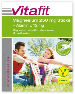 Vitafit Norma Magnesium 250 Mg Sticks Vitamin E 12 Mg 20 X