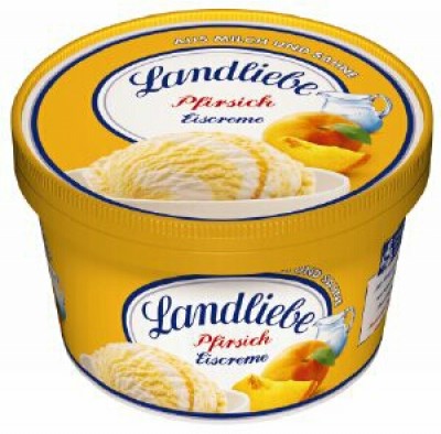 Landliebe Eis Pfirsich 750 Milliliter R R Ice Cream Deutschland Gmbh Speiseeis Gefroren Lebensmittel Getranke Tabakwaren Fertig Und Halbfertiggerichte Desserts Snacks Desserts Dessertsaucen Garnierungen Mynetfair