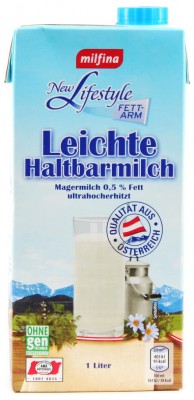 Milfina Aldi H Milch 0 5 1000 Milliliter Gmundner Molkerei Reg Gen M B H Milch Milchersatz Ungekuhlt Haltbar Lebensmittel Getranke Tabakwaren Milchprodukte Eier Ersatzprodukte Milch Milchersatz Mynetfair