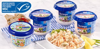 Almare Seafood Aldi Msc Shrimps In Knoblauchsauce 200 Gramm