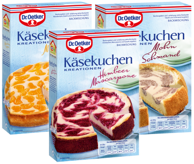 Kasekuchen Kreationen Dr August Oetker Nahrungsmittel Kg Koch
