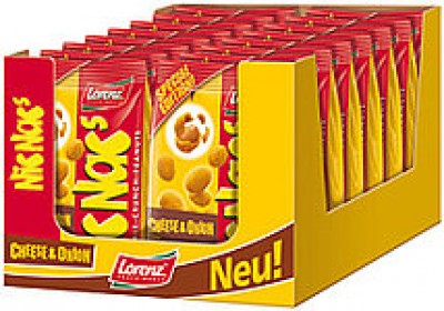 Nic Nac S Cheese Onion 110 Gramm The Lorenz Bahlsen Snack World Gmbh Co Kg Germany Nusse Kerne Samen Verarbeitet Ungekuhlt Haltbar Lebensmittel Getranke Tabakwaren Obst