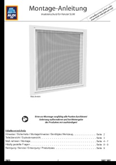 Aldi Sud Fliegengitter Fur Fenster Slim Sets Fenster Teile